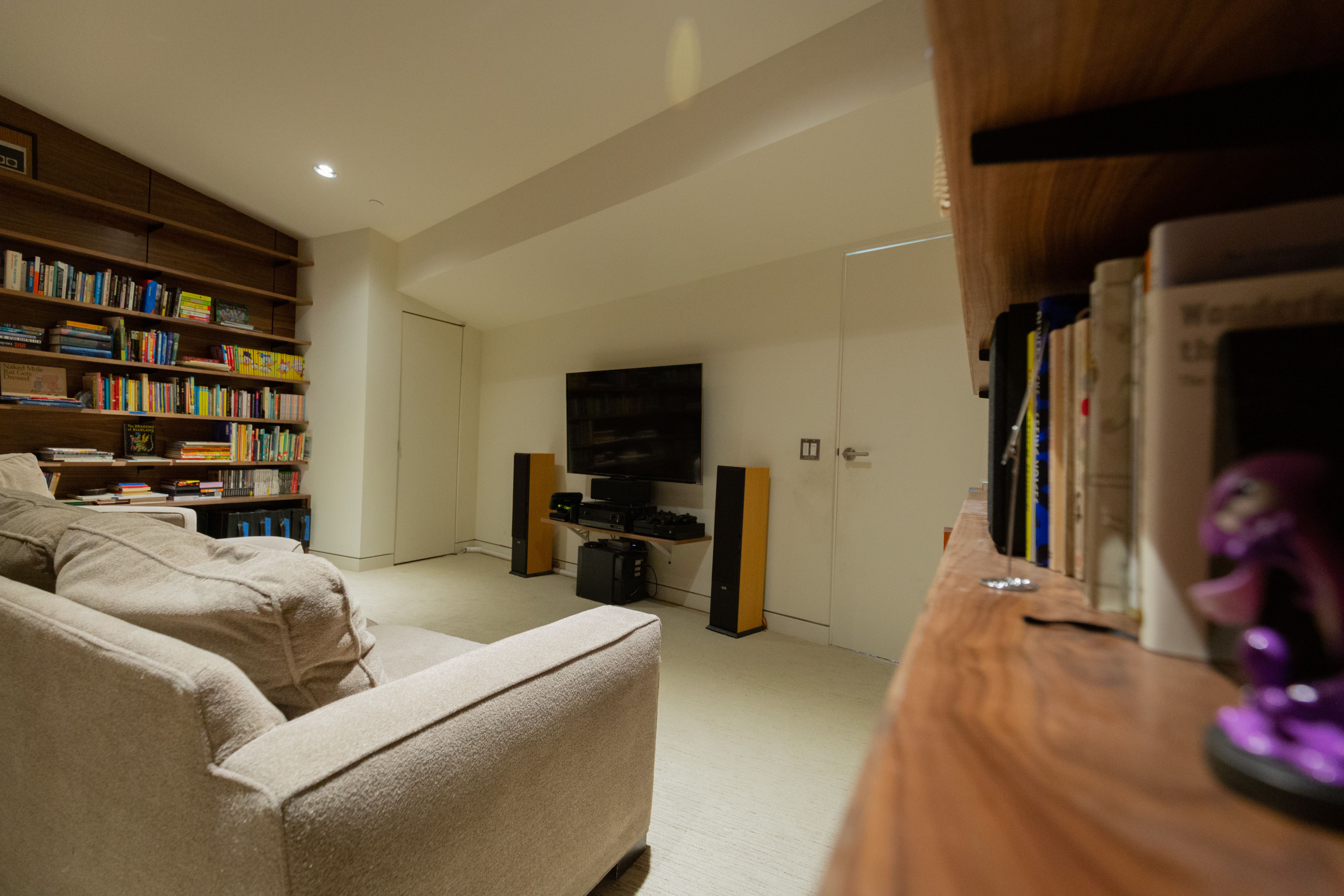 View towards TV