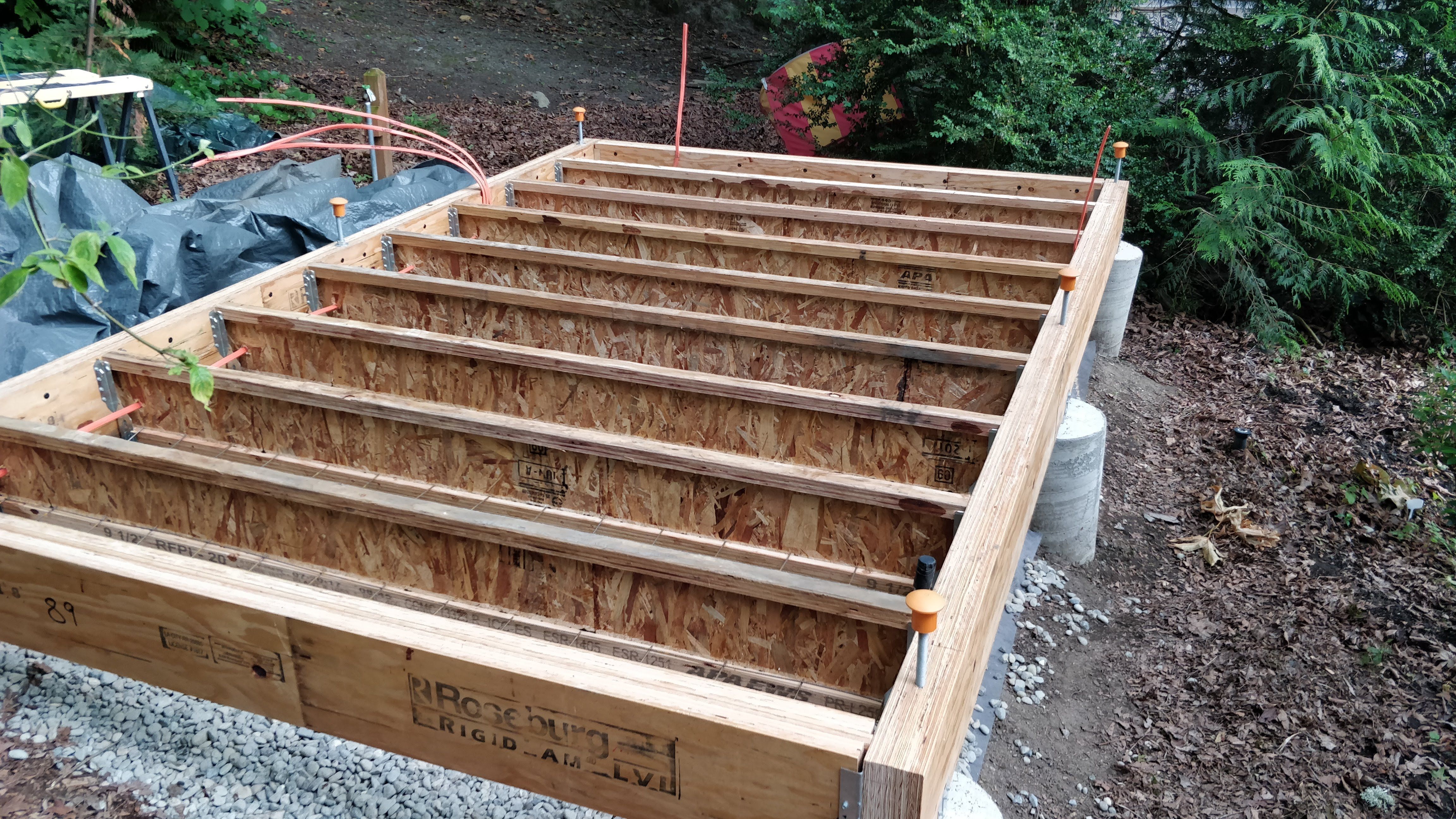 Floor system I-joists