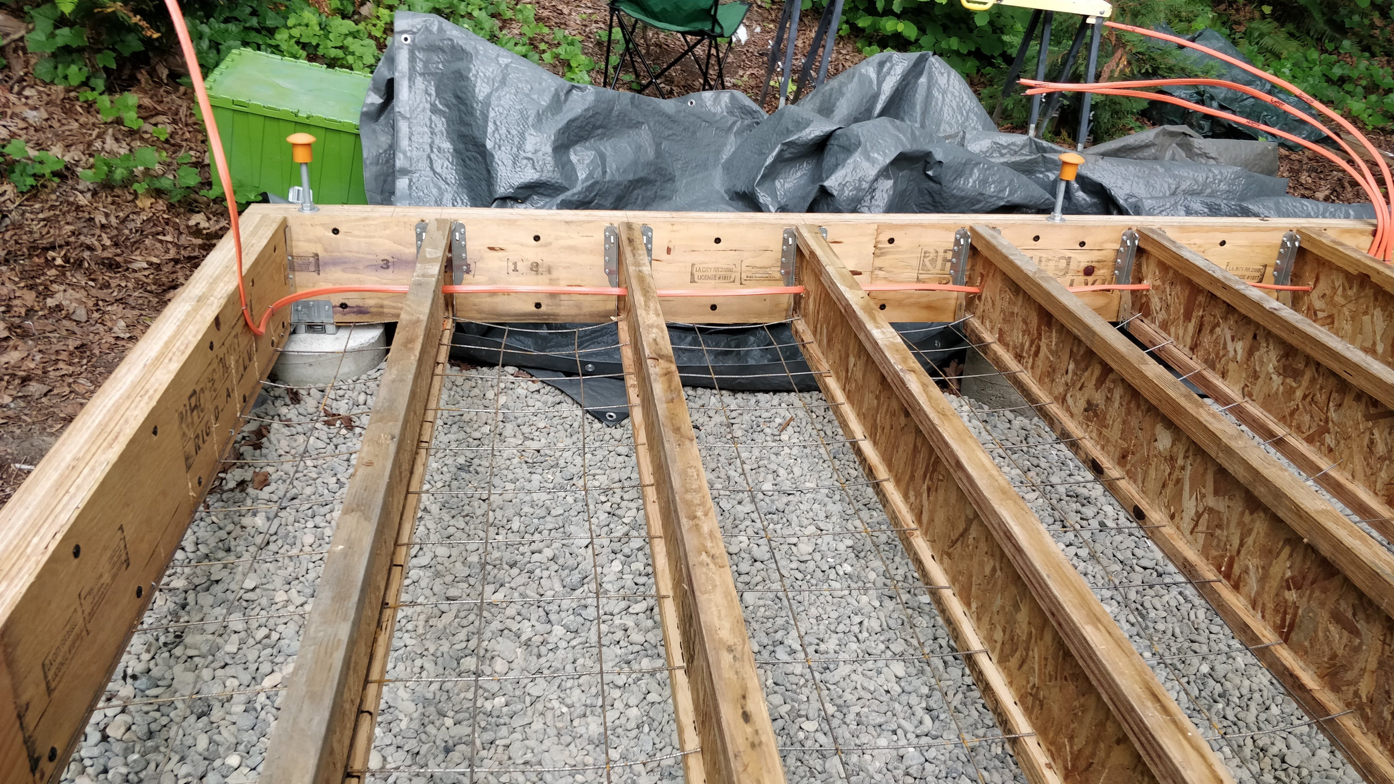 Floor system rebar mesh