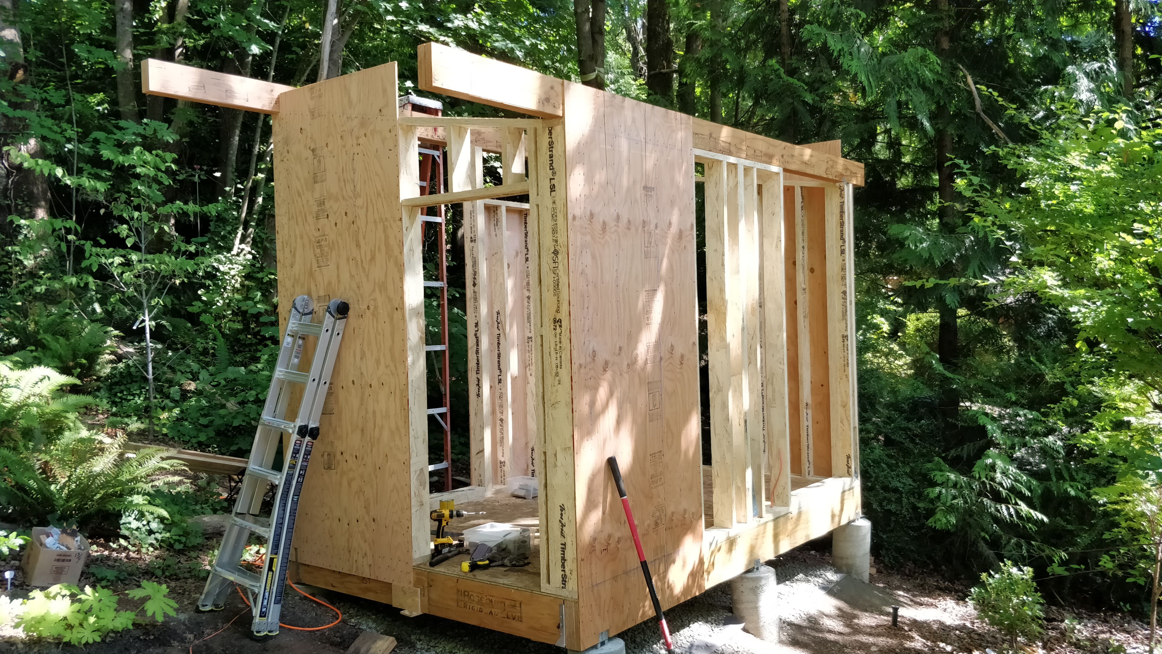 All walls in place
