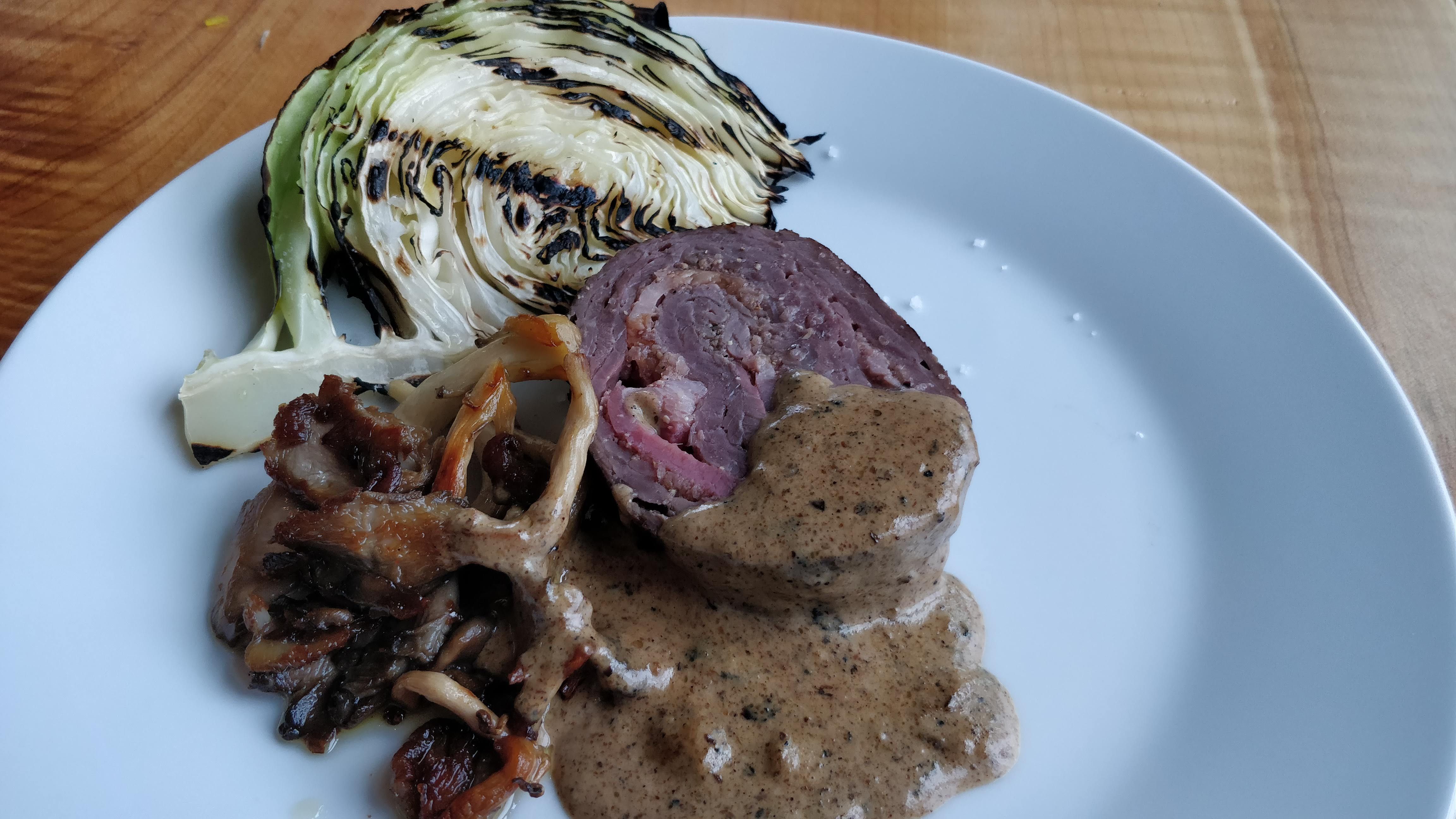 Final assembled dish